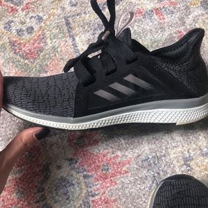 Adidas edge lux bounce sneakers with black ribbon laces